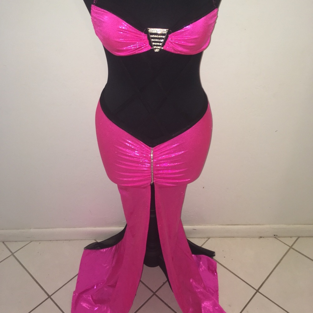 Exotic dance gown